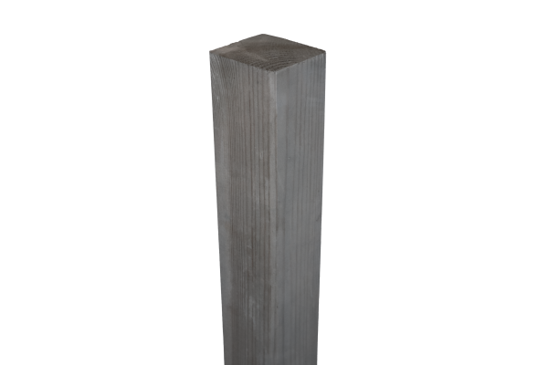90x90 mm Kreuzholzpfosten Grau 1,60 m VE = 055 – Bild 2