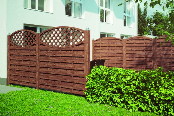 Monegro Dichtzaun Fichte Hellbraun 150 x 180/161 cm VE = 012 – Bild 3