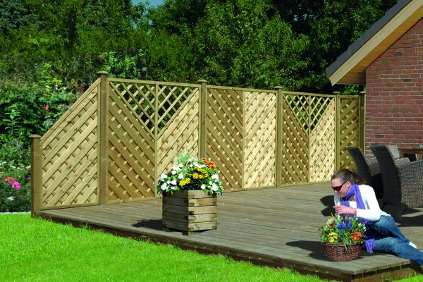 Saragossa structur Dichtzaun Ausschnitt 180 x 180 cm VE = 012 – Bild 2