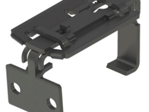 megawood® Rastklammer – einteilig – inkl. Schrauben – V2A geschwärzt 50 Stück/Karton