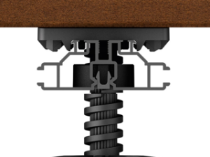 grad® Verbindungsplatte – für Top Rail & PR24 Für variable Winkel – mit Befestigungssatz. Edelstahl A2. 120 x 30 x 1 – 5 mm. B