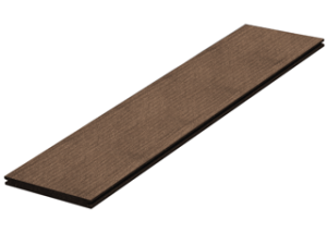 megawood® PREMIUM JUMBO Diele – lavabraun – Barfußdielen – Massivprofil