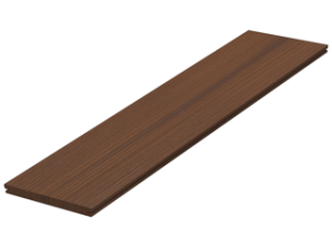 megawood® SIGNUM JUMBO Diele – muskat – Massivprofil – Sichtseite Zufallsstruktur