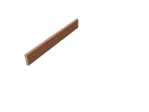 megawood® Glattkantbrett – NATURBRAUN