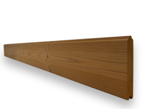 TMT Kiefer N&F-Pro. NORDSTRAND – Einzelprofil aus thermisch mod. Kiefer zur individuellen Ergänzung. N&F-Profil 20×142 mm – gebürstet