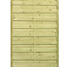 Bogen-Dichtzaun PELLWORM – Nadelholz KDI grün – Rahmen 42 x 42 cm – Lamellen ca. 9 x 95 mm