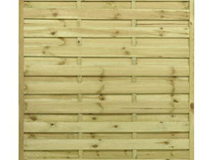 Dichtzaun FÖHR – Nadelholz KDI grün – Rahmen ca. 42 x 42 mm Lamellen ca. 9 x 95 mm – V2A geschraubt