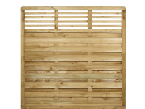 Rankzaun Amrum – nord. Fichte Kesseldruckimprägniert grün – Rahmen 42 x 68 mm gehobelt – Lamellen 8 x 95 mm glatt geh