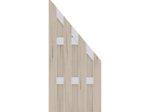 Jumbo WPC Abschluss Alu Sand