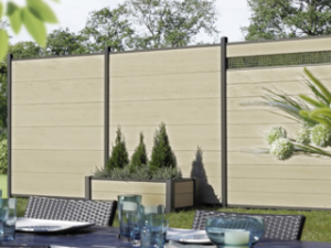 System WPC XL Zaun-Set Sand