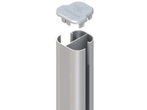 Eck-Einschubpfosten Silb.T2369