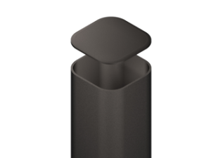 Metallpfosten Anthrazit T1592