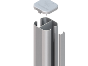 Einschubpfosten Silber T2247