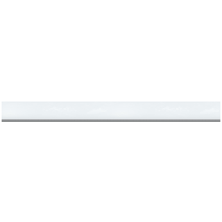 System Dekorprofil Mattglas Si – Set bestehend aus einem 6 mm starkem Kunststoff – inkl. Dekorprofil-Adapter Silber. Abmessung: 178 x