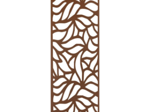 Deko-Elem. Floral Corten NSRG9