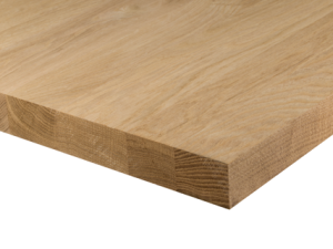 Eiche-Massivholzplatte – Durchgehende Lamellen – A/B Qualität – D3 verleimt