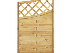 Maxi-Doppelbogen 2 90 x 160/140 cm
Abschluß, Rahmen 45/45 mm, kdi grün
Lamellen geriffelt & geschraubt
