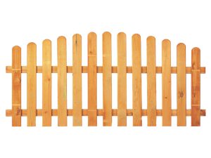 HEIKO-Gartenzaun Hochbogen 200 x 80/95cm
Latten 20/90 mm, glatt, kdi grün
Riegel 25/70 mm