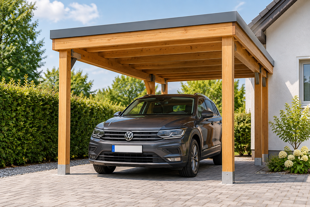 Einzelcarport oder Doppelcarport