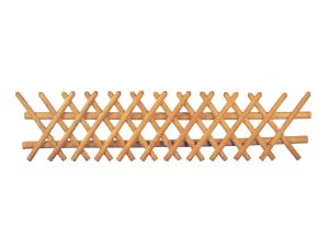 Jägerzaun 250 x 60 cm
Latten 55 mm, kdi braun
ohne Querriegel