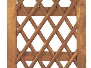 Jägerzaun Tor 100 x 100 cm
Latten 55 mm, kdi braun
ohne Beschlag, ohne Pfosten