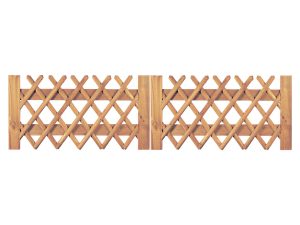 Jägerzaun Doppeltor  300 x 80 cm
Latten 55 mm, kdi braun
ohne Beschlag, ohne Pfosten