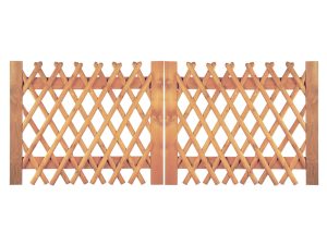 Jägerzaun Doppeltor 300 x 120 cm
Latten 55 mm, kdi braun
ohne Beschlag, ohne Pfosten
