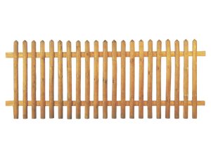 Senkrechtzaun 250 x 100 cm
Latten 55 mm, kdi braun