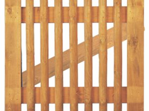 Senkrechtzaun Tor 100 x 100 cm
Latten 55 mm, kdi braun
ohne Beschlag, ohne Pfosten