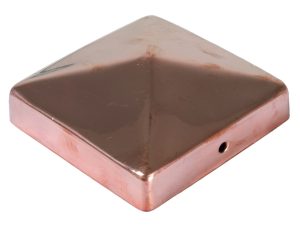 Pfostenabdeckung aus Metall 9 x 9 cm
Pyramide Kupfer