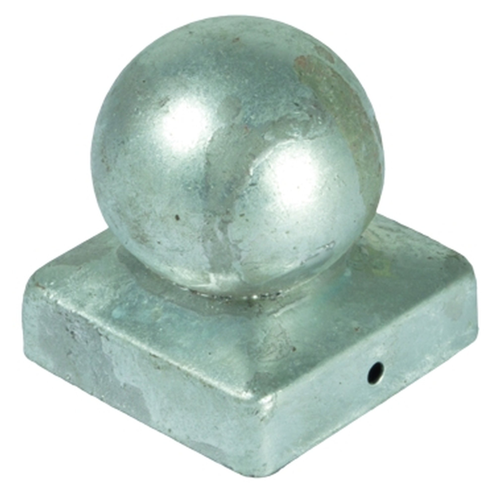 Pfostenabdeckung aus Metall 7 x 7 cm
Kugel Feuerverzinkt