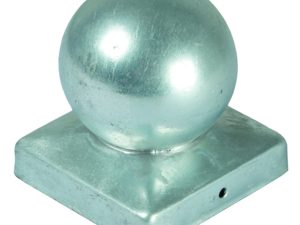 Pfostenabdeckung aus Metall 9 x 9 cm
Kugel Feuerverzinkt