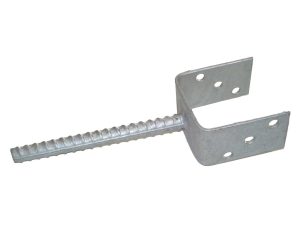 Bodenanker, leicht 
feuerverzinkt, für Pfosten 9 x 9 cm