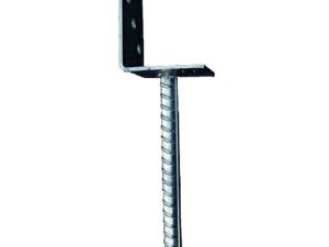 L-Pfostenträger mit Riffelstahldolle
feuerverzinkt, für Pfosten 9 x 9 cm
