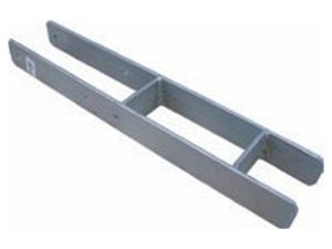 H-Pfostenträger, schwer - 91 mm
EDELSTAHL, für Pfosten 9 x 9 cm
