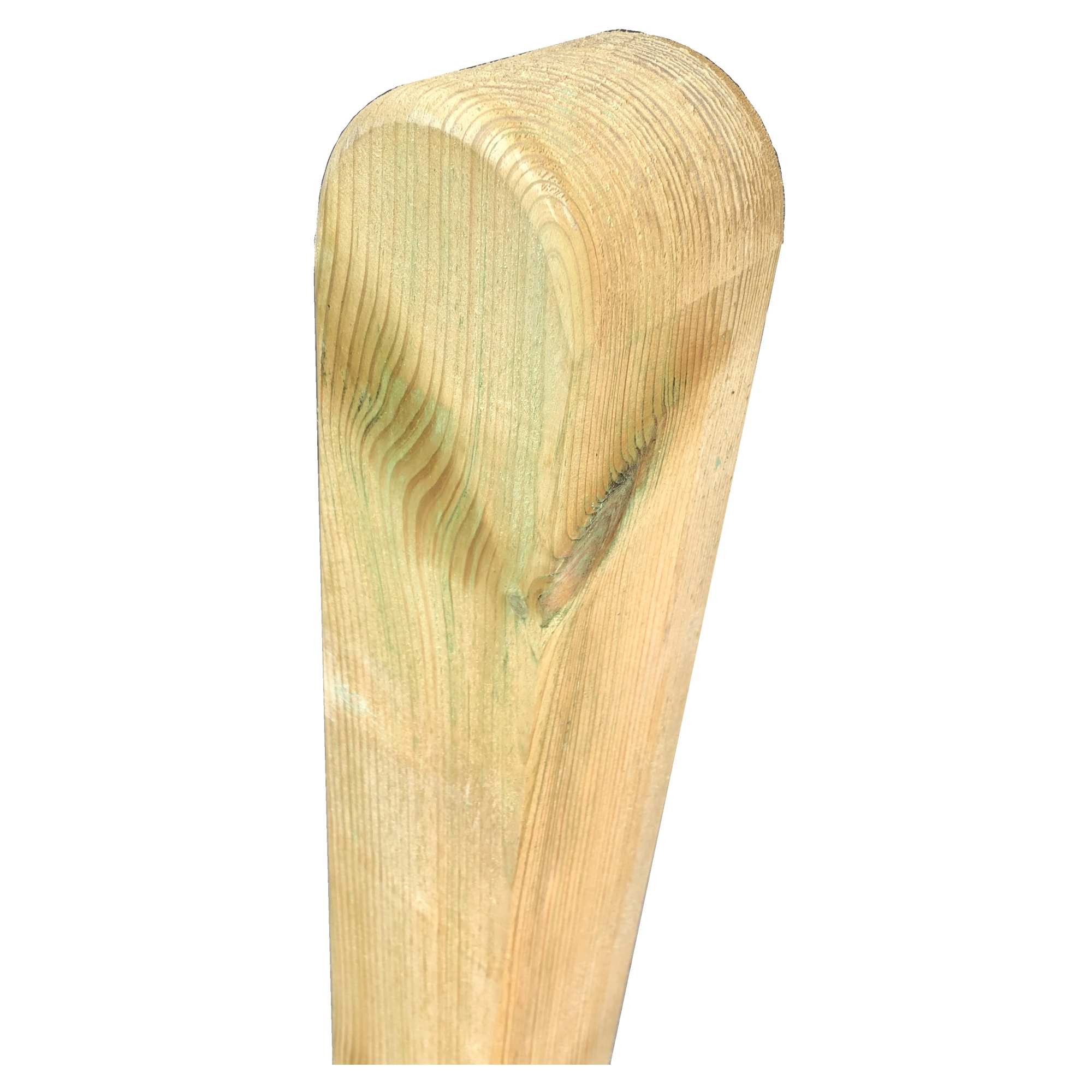 Pfosten Kopf gerundet
9 x 9 x 210 cm, kdi-grün
allseitig glatt – Bild 2