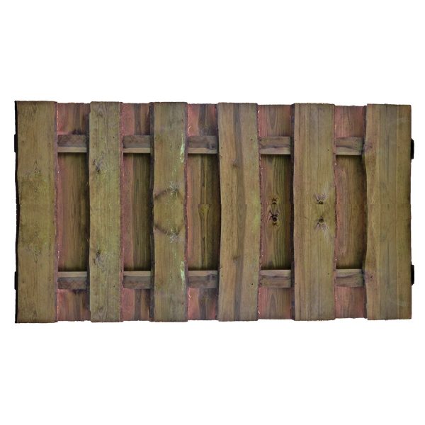 SEELAND-Serie kdi-braun
180 x 90 cm, Bretter sägerau, ca. 16mm
Riegel 30/80 mm, mit Baumkante