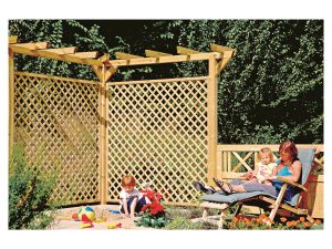 Pergola komplett
9 x 9 x 450 cm, kdi-grün