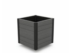 MAINAU-Serie Blumenkübel
56 x 56 x 56 cm, mit Alu-Ecken
PVC charcoal, kartonverpackt
