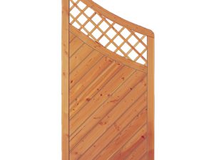 CLASSICO-Serie Krone-Ranki
90 x 180/140 cm, Lärche/ Douglasie
Rahmen 40/68 mm, Profilbretter 16/118 mm