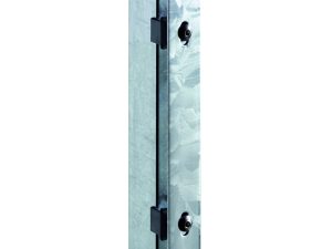 JERRY Zaunpfosten feuerverzinkt
für 1030 mm Zaun, RR60/40 x 1500 mm
mit Flachleiste