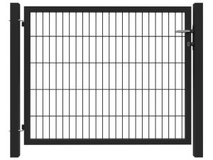 BASIC Einzeltor RAL 7016 anthrazit
1000 x 1000 mm, inkl. Pfosten, 
Beschägen und Zaunanschluß