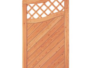 SKAGEN-Serie Bogen Abschluß Lärche
90 x 165/150 cm
Rahmen 44/88 mm, Profilbretter 18/125 mm