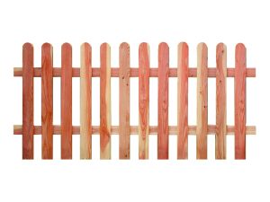 LENA-Serie Vorgartenzaun Lärche
180 x 80 cm
Latten 18/88 mm, Riegel 24/68 mm