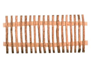 MARRE-Lattenzaun Haselnuss
180 x 80 cm
Lattenabstand 6 cm, Querriegel halbrund