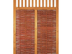 VESUV Weidengeflechtzaun 120 x 180 cm
braun gebeizte Weide