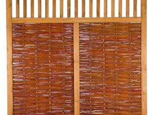 VESUV Weidengeflechtzaun 180 x 180 cm
braun gebeizte Weide