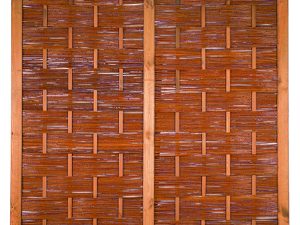 ÄTNA Weidengeflechtzaun 180 x 180 cm
Weide ölbehandelt, Rahmen braun gebeizt