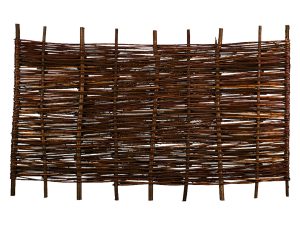 ASO Weidengeflechtzaun
180 x 90 cm
geflochten auf Haselnußruten