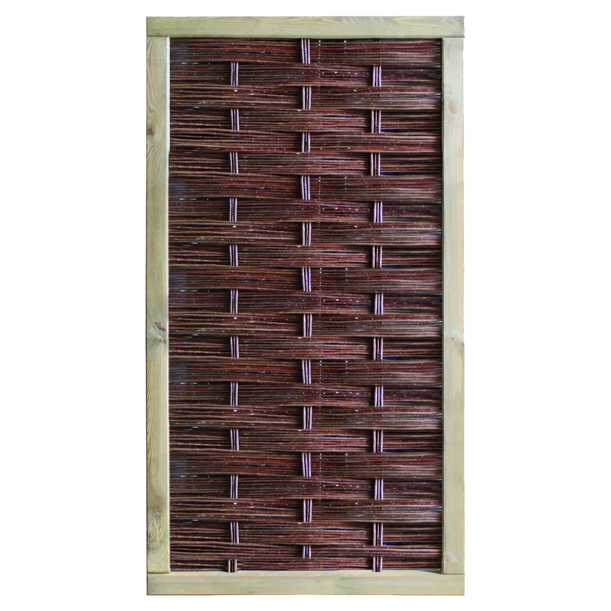 LABO-3D Weidengeflechtzaun
94 x 180 cm, geschlossen
Rahmen 70 x 35 mm